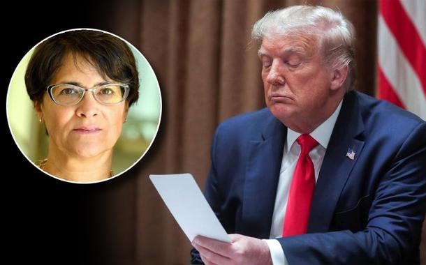 Historiadora Martha Jones e Donald Trump