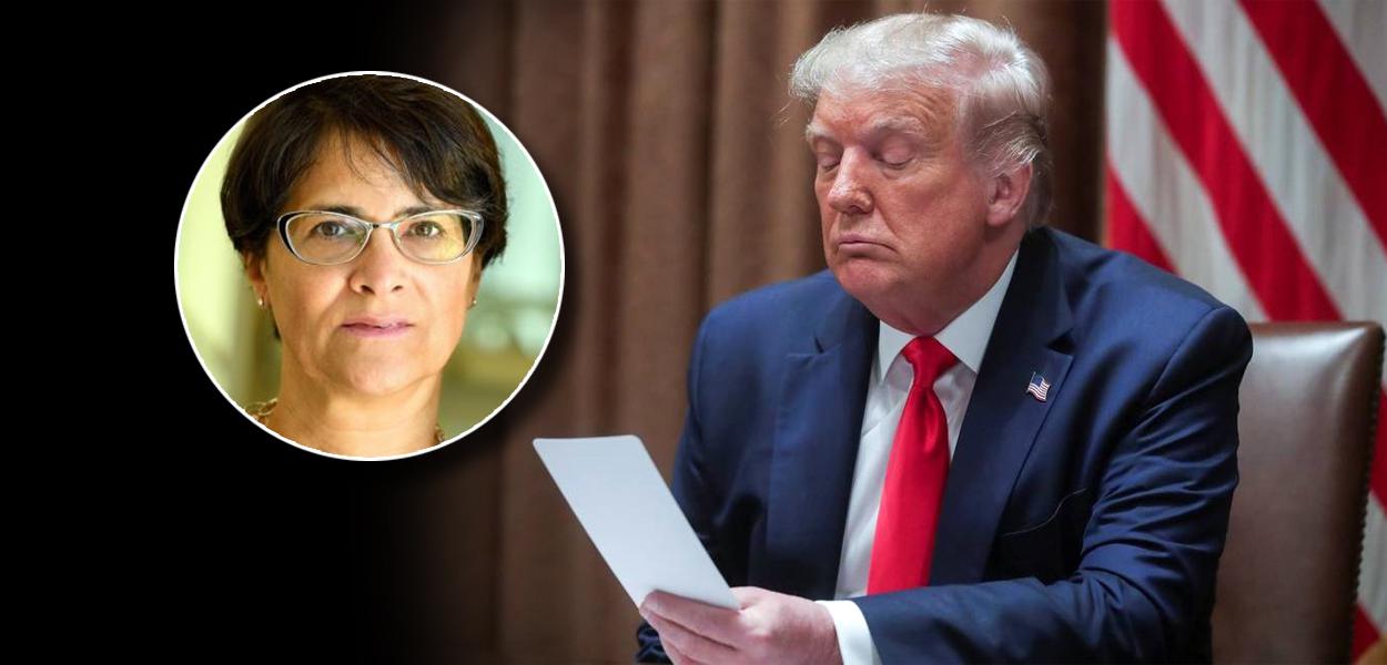 Historiadora Martha Jones e Donald Trump