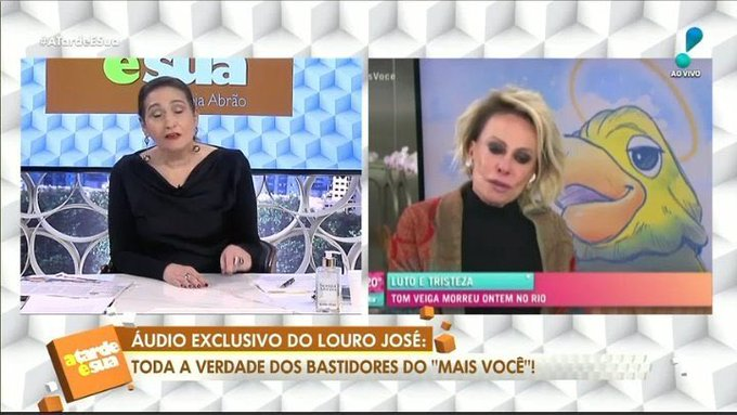 Sônia Abrão e Ana Maria Braga