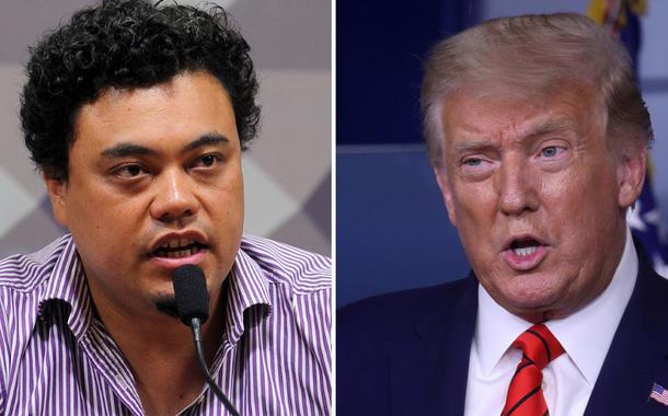 Leonardo Sakamoto e Donald Trump