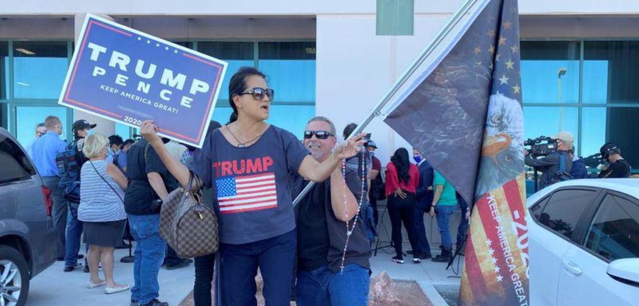 Apoiadores de Donald Trump Las Vegas, Nevada 5/11/2020