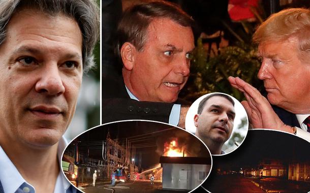 Bolsonaro, Haddad, Trump, Flávio Bolsonaro
