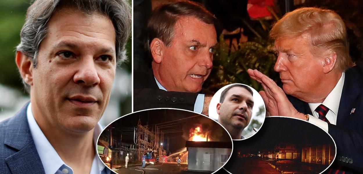 Bolsonaro, Haddad, Trump, Flávio Bolsonaro