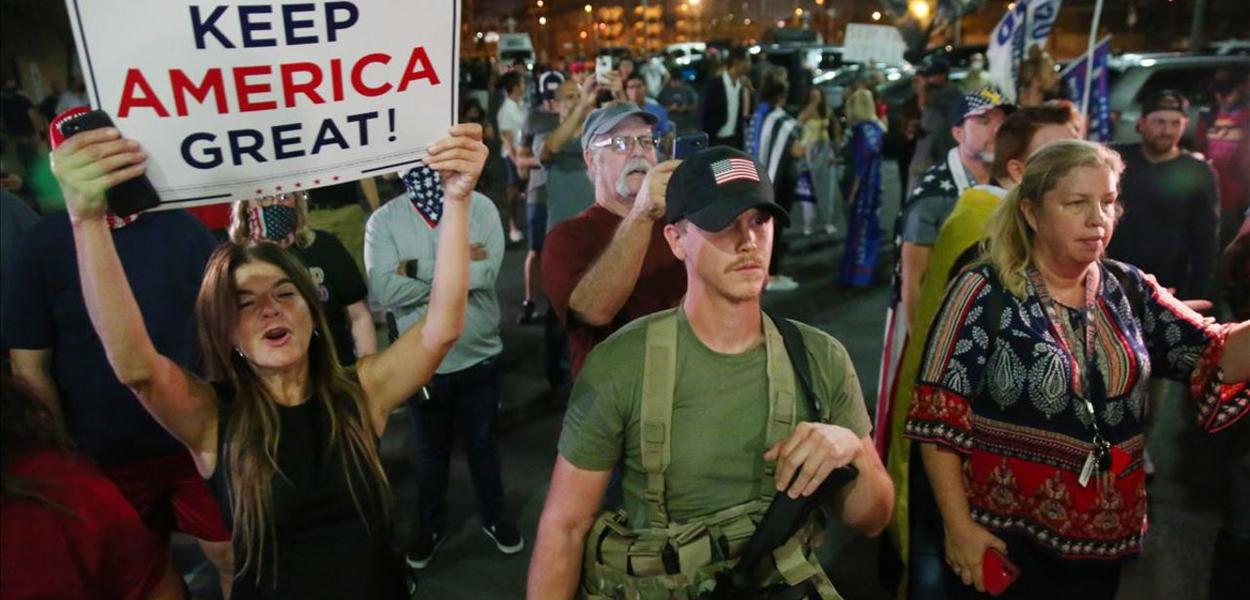 Partidários de Trump inconformados com derrota