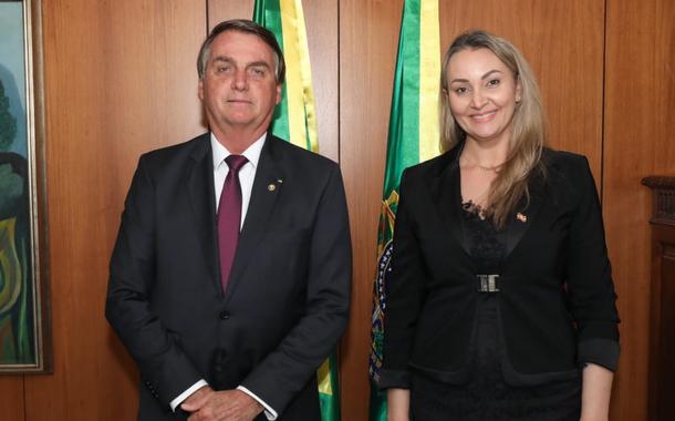 Jair Bolsonaro e Daniela Reihner