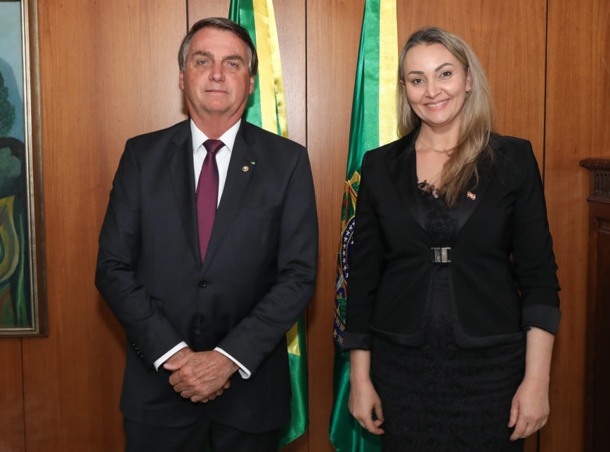 Jair Bolsonaro e Daniela Reihner