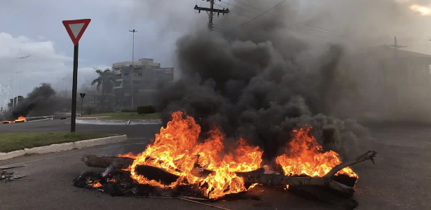 Protestos de moradores no Amapá, que vive apagão