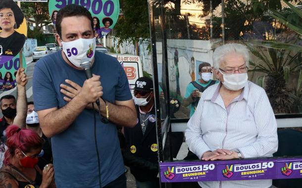 Guilherme Boulos e Luiza Erundina