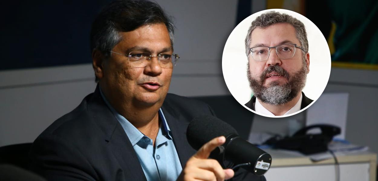Flávio Dino e Ernesto Araújo