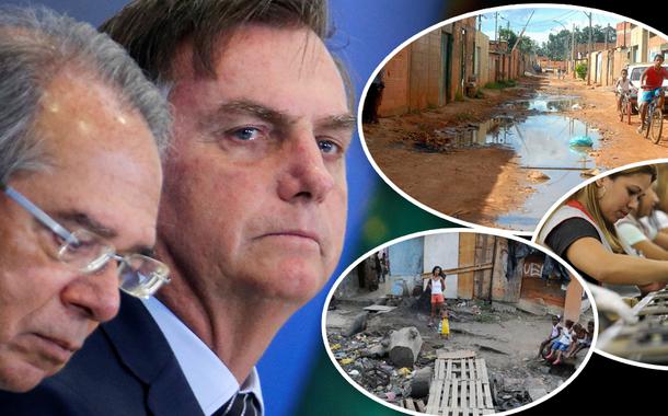 Paulo Guedes, Jair Bolsonaro, cenas de pobreza no Brasil e linha de produção