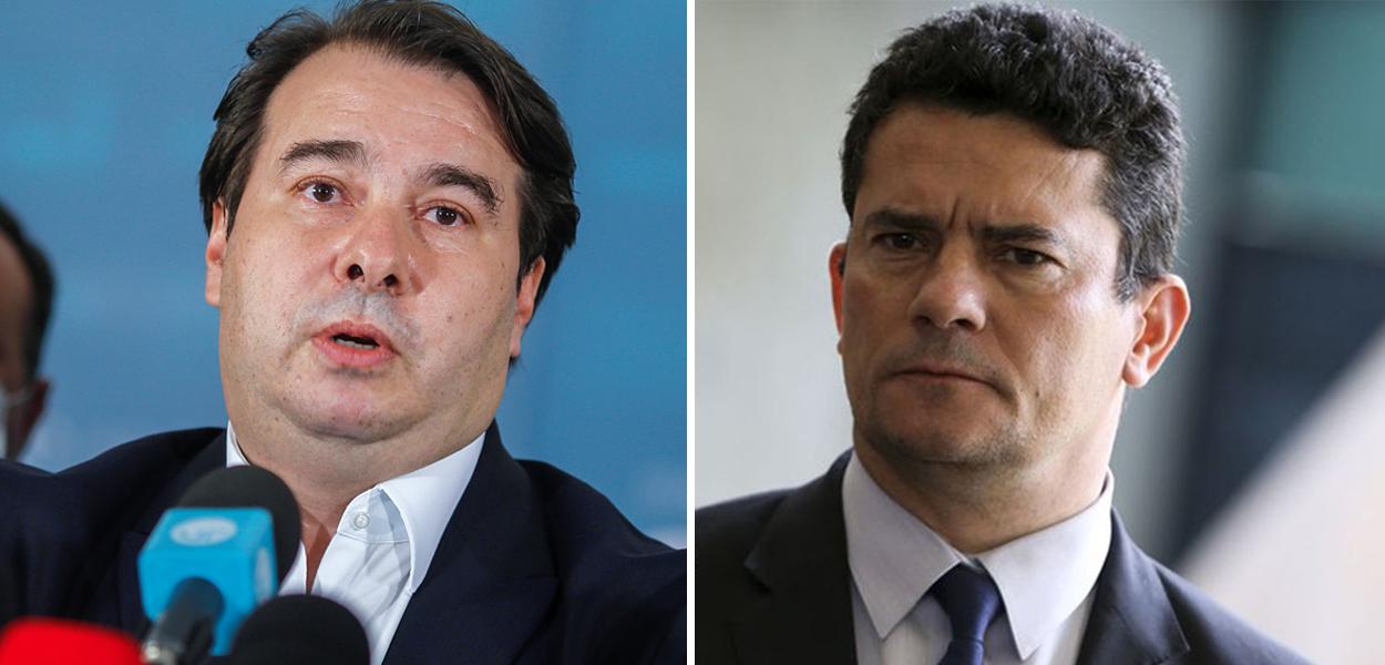 Rodrigo Maia e Sergio Moro