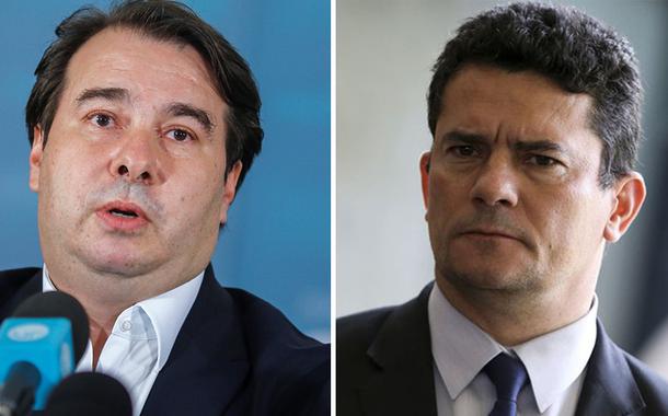 Rodrigo Maia e Sergio Moro