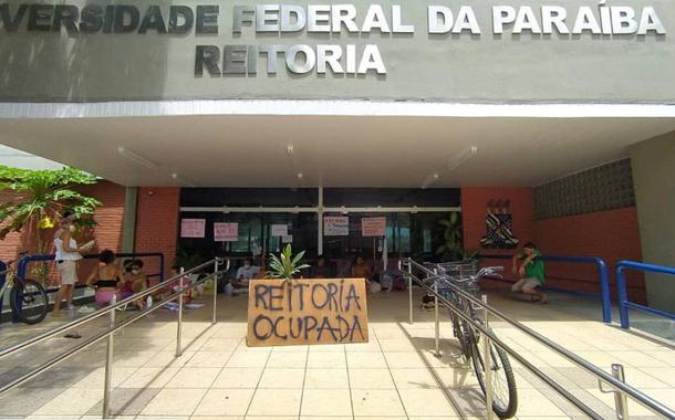 Protesto de estudantes da UFPB