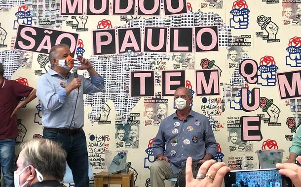 Márcio França e Ciro Gomes