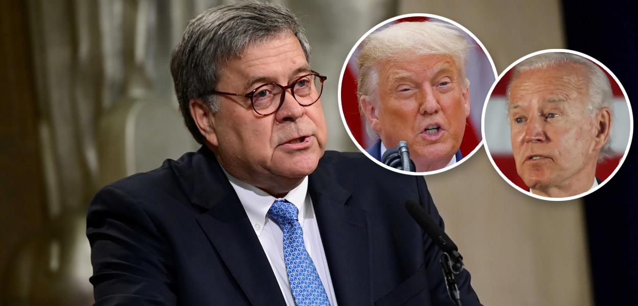 William Barr, Donald Trump e Joe Biden