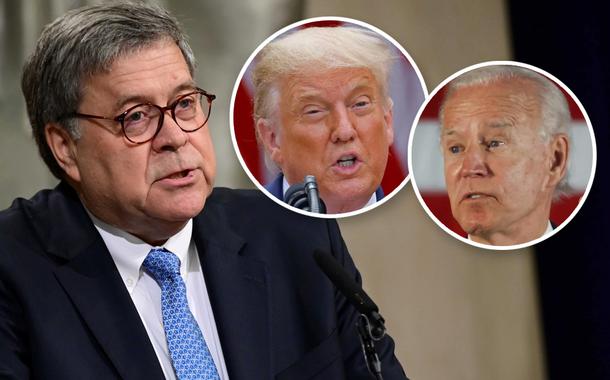 William Barr, Donald Trump e Joe Biden