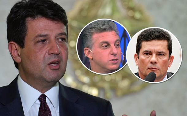 Luiz Henrique Mandetta, Luciano Huck e Sergio Moro