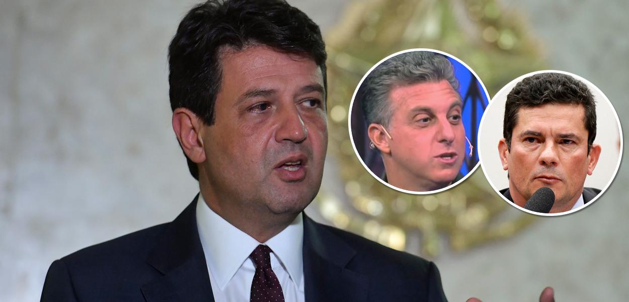 Luiz Henrique Mandetta, Luciano Huck e Sergio Moro