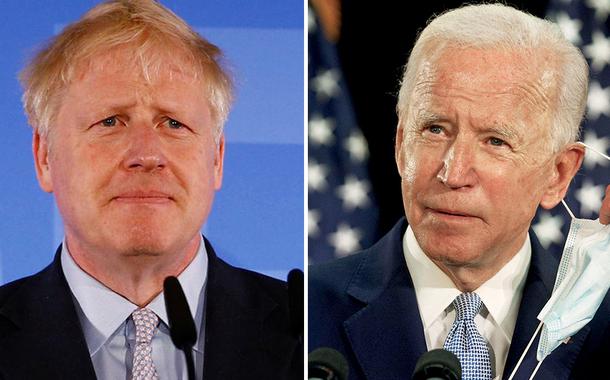 Boris Johnson e Joe Biden