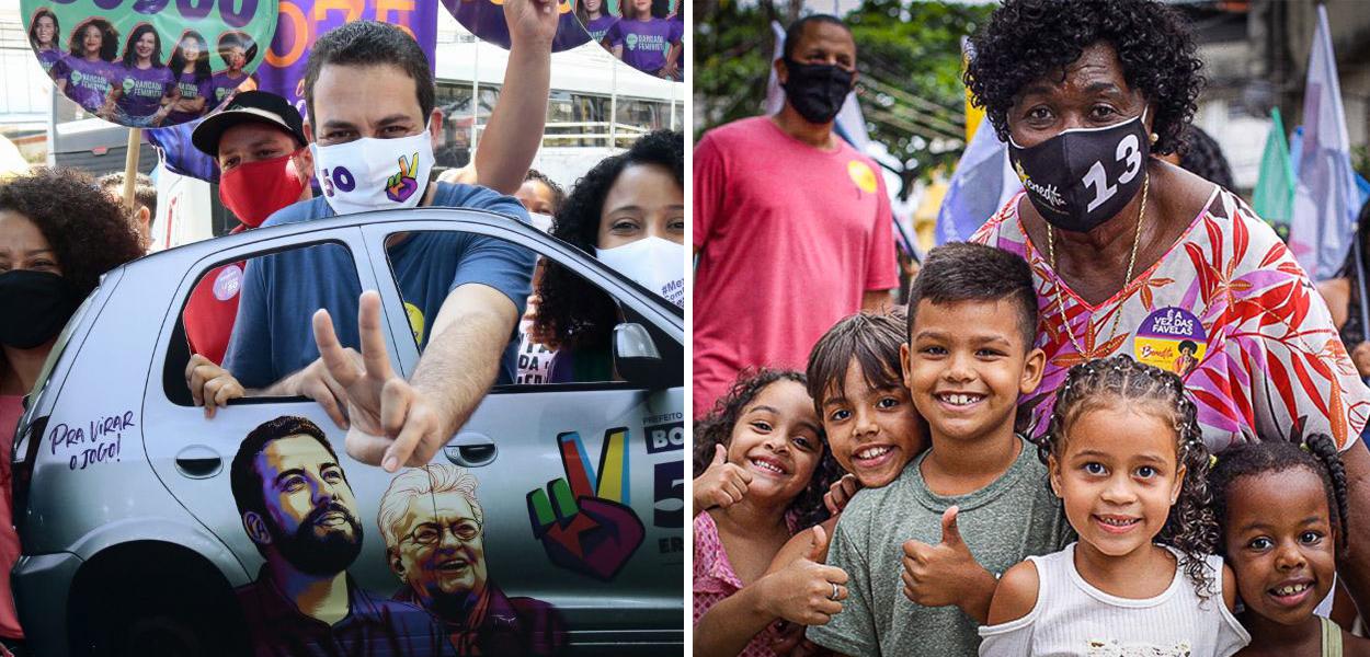 Guilherme Boulos e Benedita da Silva