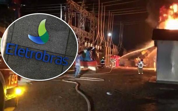 Incêndio atinge subestação de energia durante chuva na Zona Norte de Macapá, deixando mais de 15 municípios sem energia elétrica