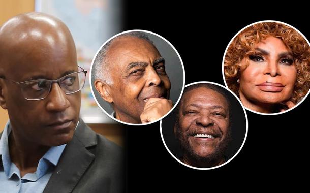 Sergio Camargo, Gilberto Gil, Martido da Vila e Elza Soares