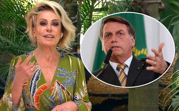 Ana Maria Braga e Jair Bolsonaro