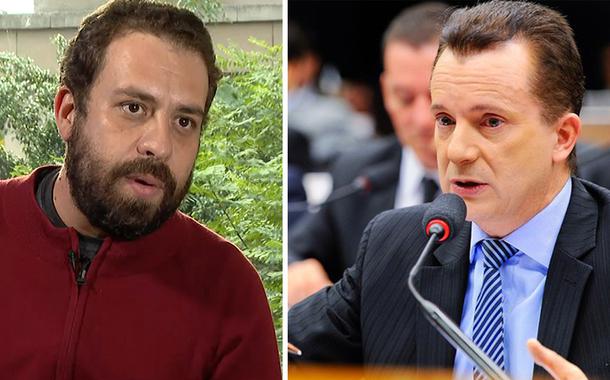 Guilherme Boulos e Celso Russomanno