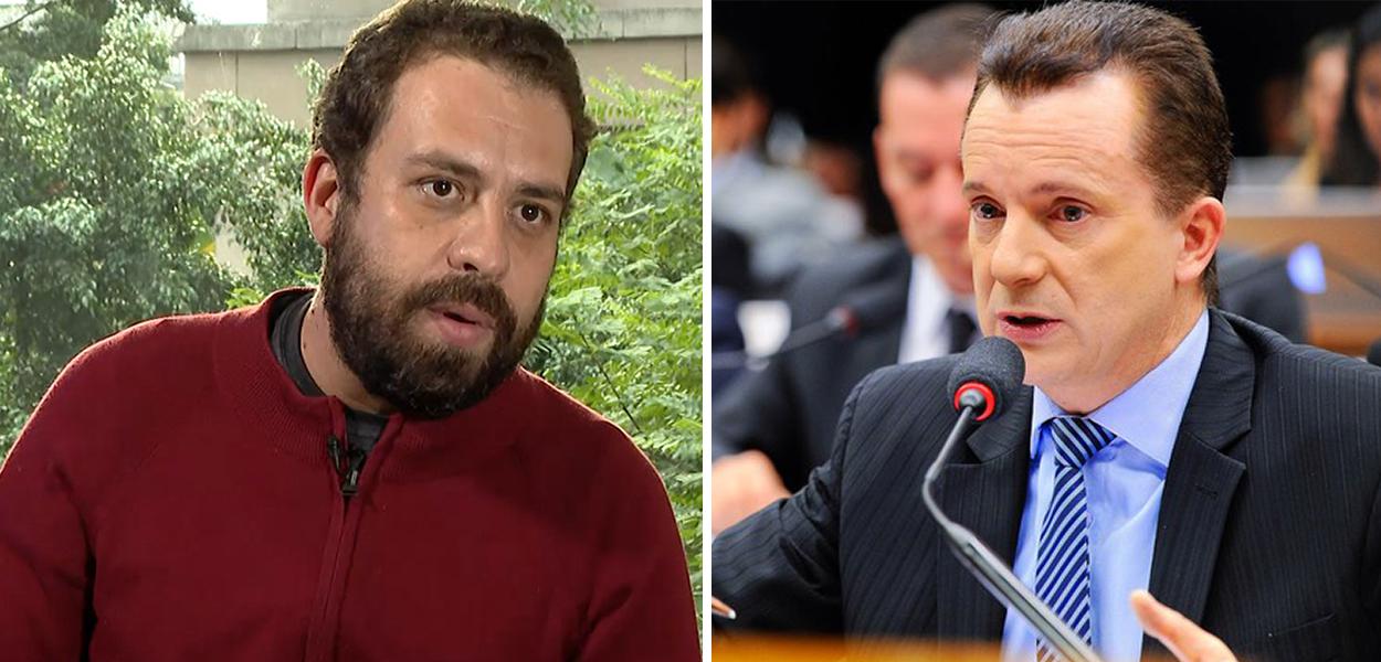 Guilherme Boulos e Celso Russomanno