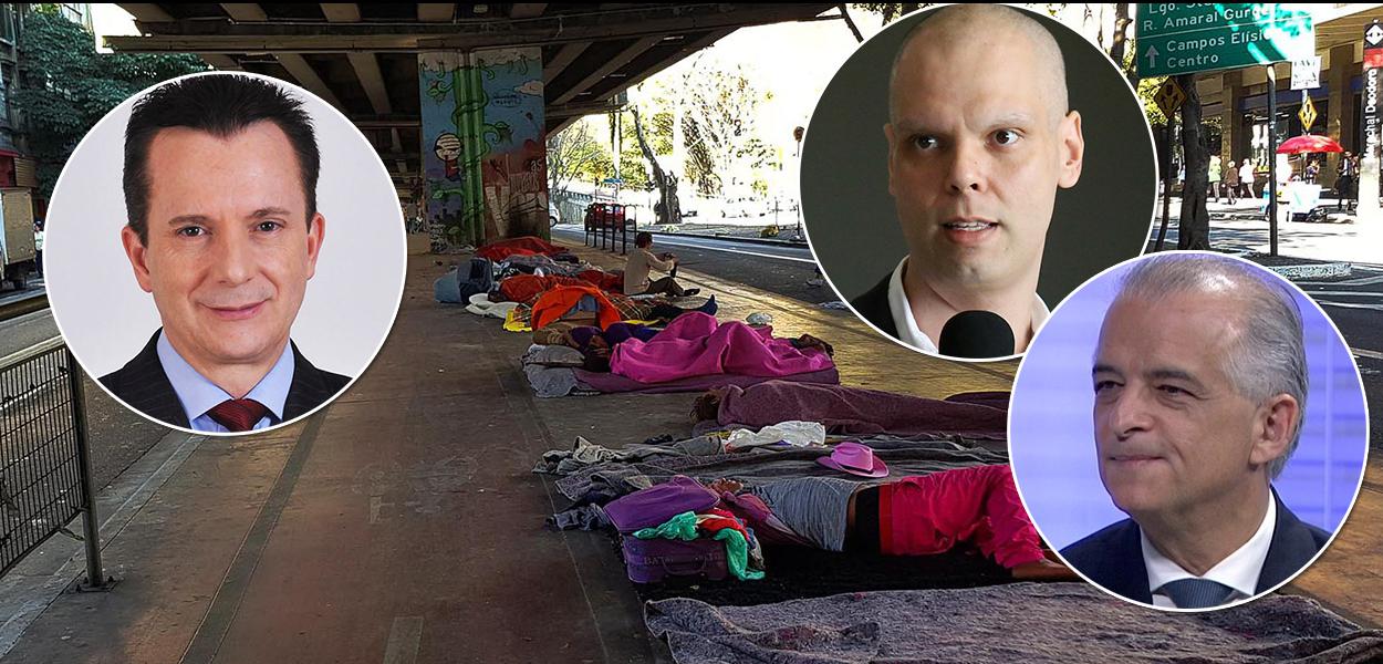 Celso Russonanno, Bruno Covas e Márcio França