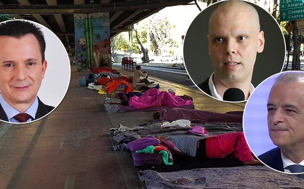 Celso Russonanno, Bruno Covas e Márcio França