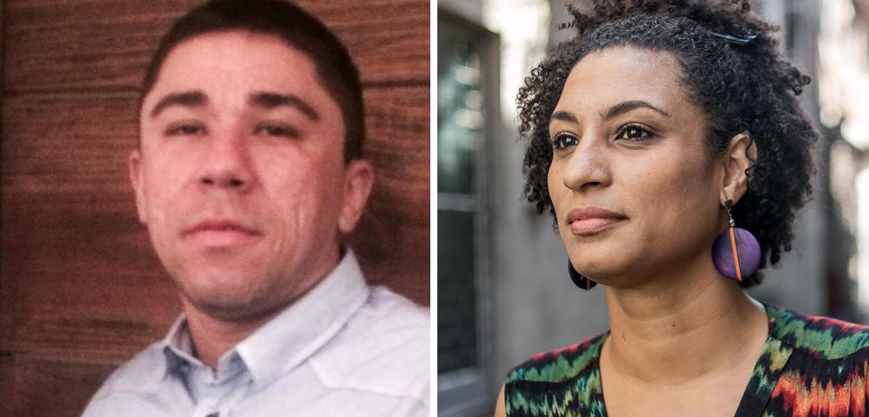 Josinaldo Lucas Freitas, o Djaca, e a ex-vereadora Marielle Franco
