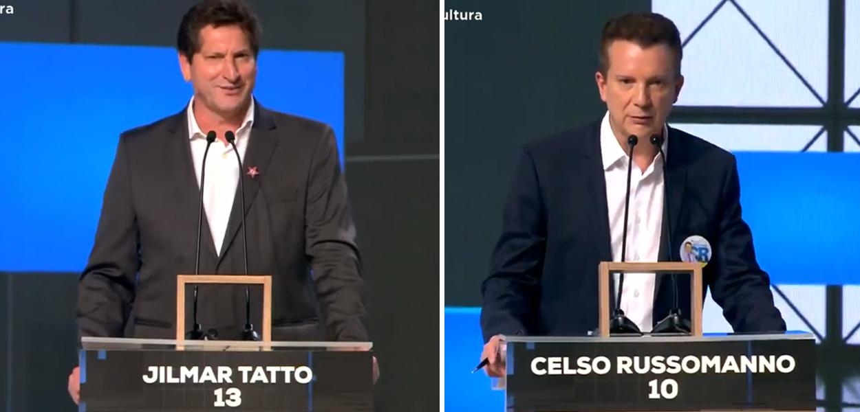 Jilmar Tatto e Celso Russomanno