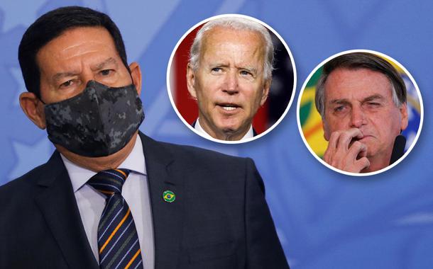 Mourão, Joe Biden e Bolsonaro