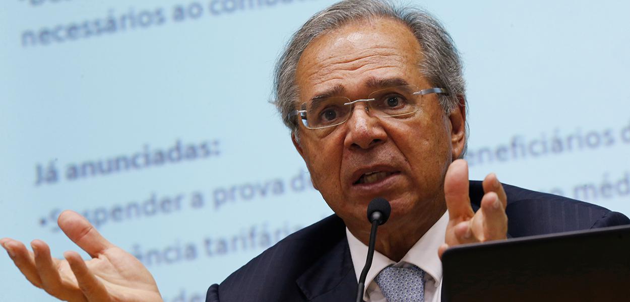 O ministro da Economia, Paulo Guedes