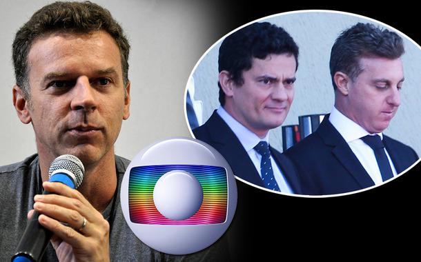 Eduardo Moreira, Sergio Moro e Luciano Huck