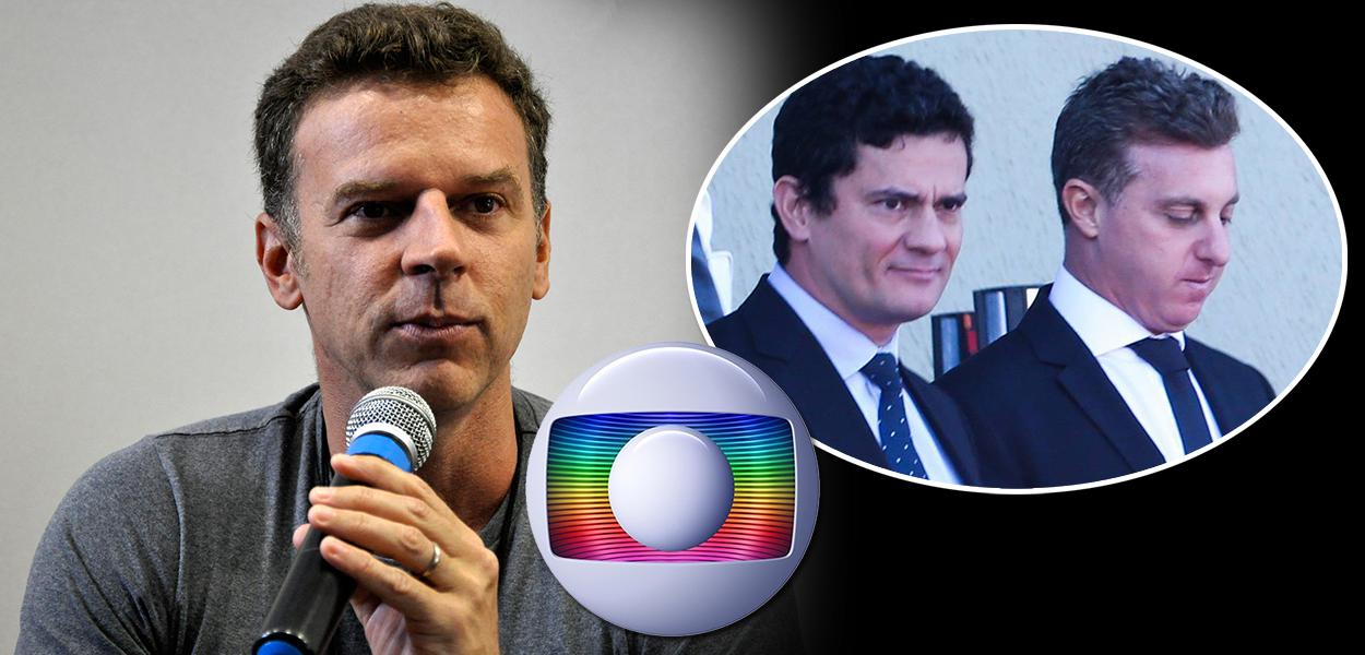 Eduardo Moreira, Sergio Moro e Luciano Huck