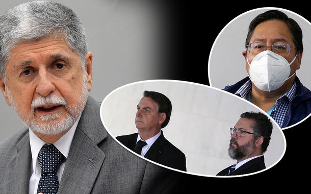 Celso Amorim, Jair Bolsonaro, Ernesto Araújo e Luis Arce