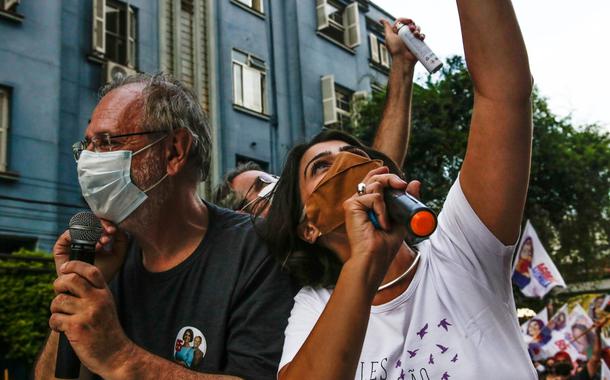 Miguel Rossetto e Manuela D´Ávila