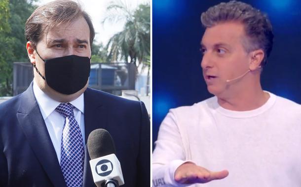 Rodrigo Maia e Luciano Huck