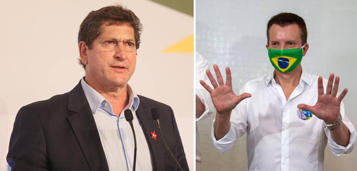 Jilmar Tatto e Celso Russomanno