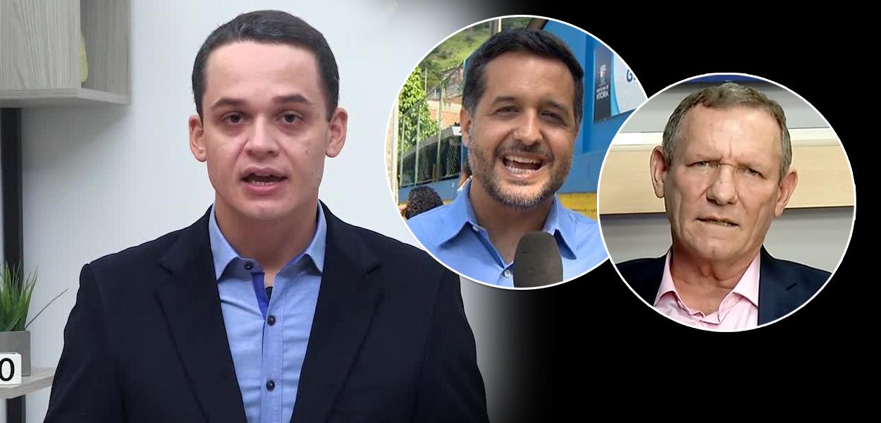 Delegado Pazolini, Gandini e João Coser