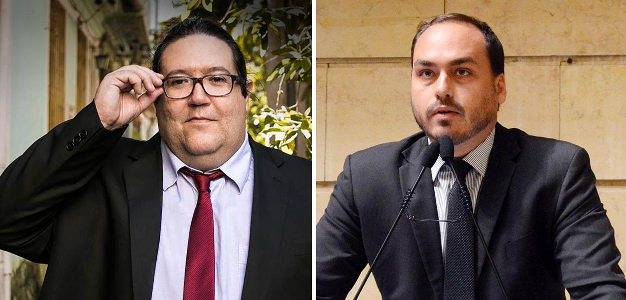 Tarcísio Motta e Carlos Bolsonaro