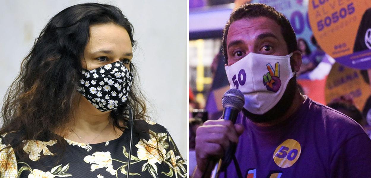 Janaina Paschoal  e Guilherme Boulos