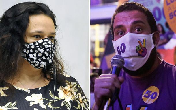 Janaina Paschoal  e Guilherme Boulos