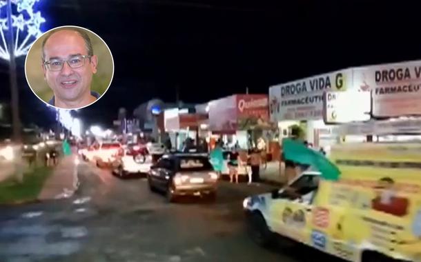 Carreata antecipada do candidato Marcio Luis em Porangatu (GO)