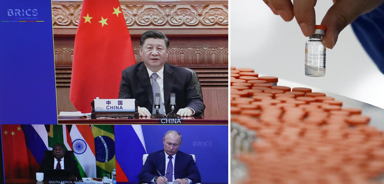 Xi Jinping e vacina