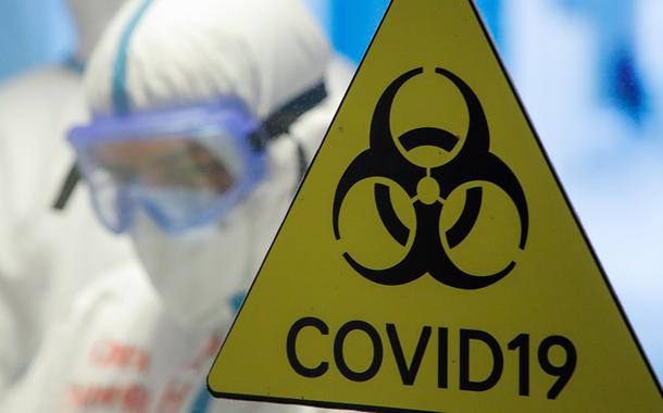 Hospital de campanha para tratamento da Covid-19 em Moscou