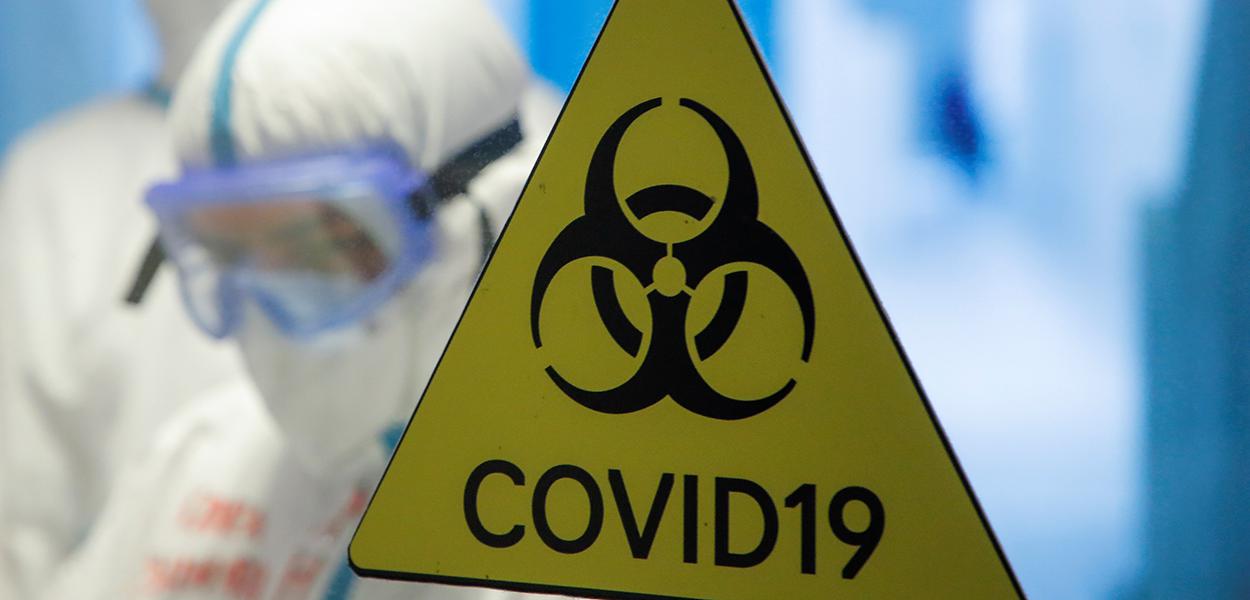 Hospital de campanha para tratamento da Covid-19 em Moscou