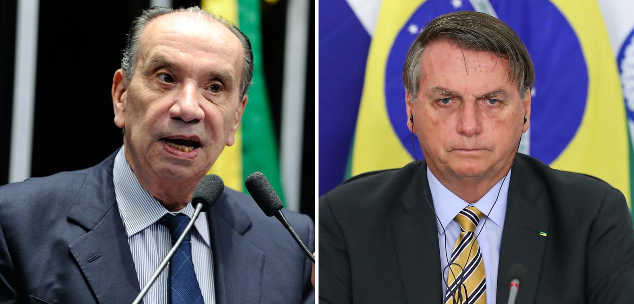 Aloysio Nunes e Jair Bolsonaro